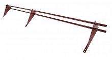 Снегозадержатель трубчатый универсальный 3м (3 опоры) Optima RAL3009 