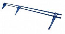 Снегозадержатель трубчатый универсальный 3м (3 опоры) Optima RAL 5005 сигнальный синий 